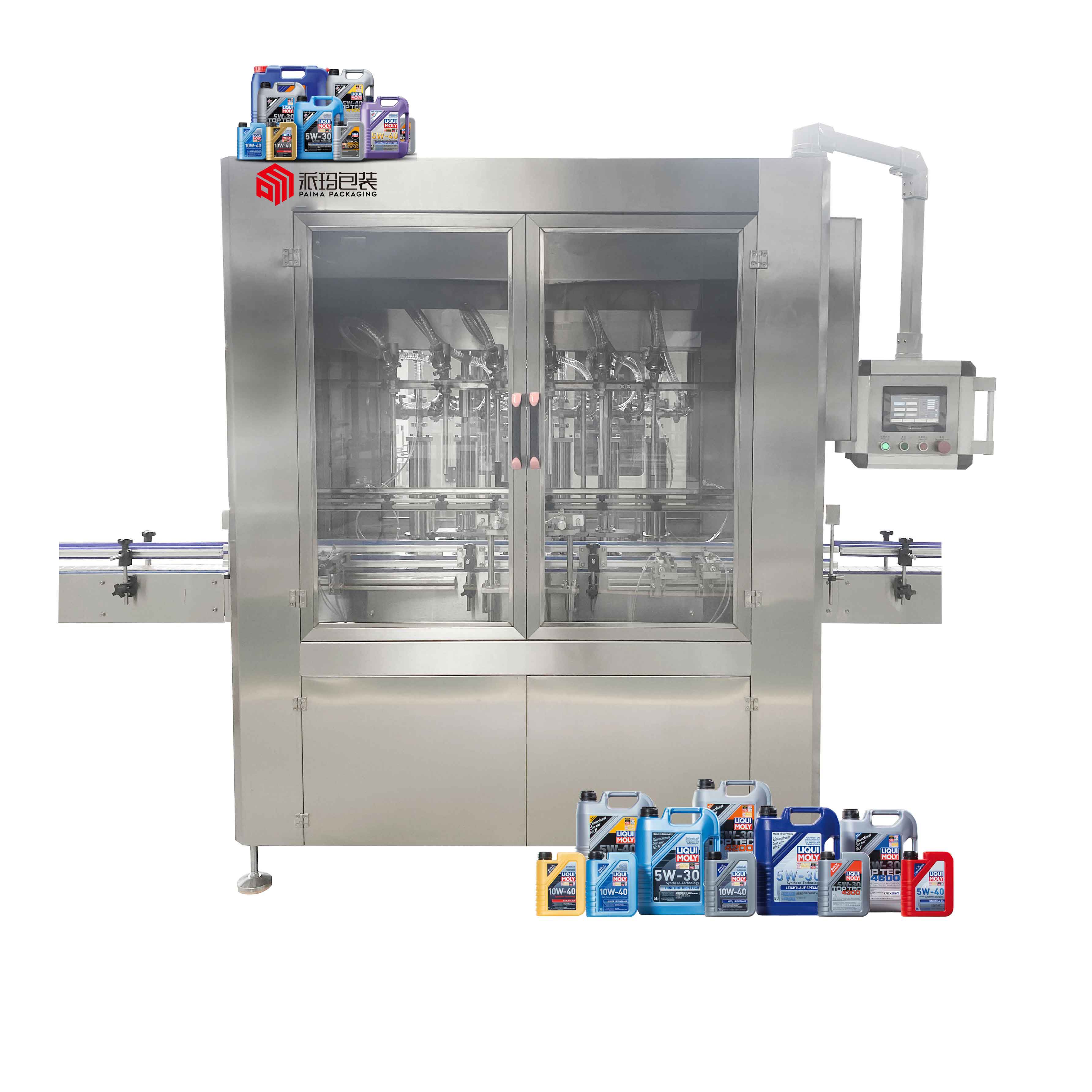 Linear Type Engine Petro Lube Oil Filling Machine For Motor Vehicles