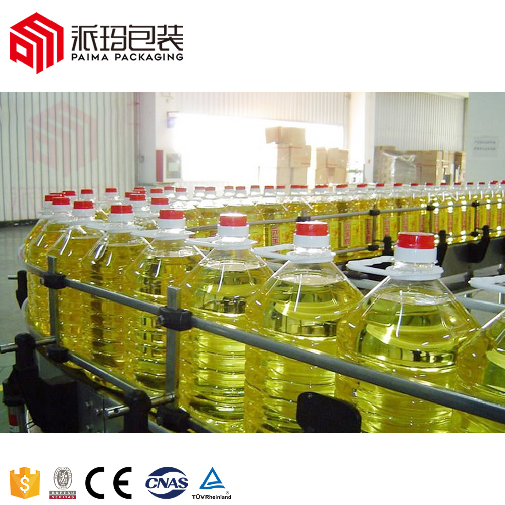 Cooking Edible Olive Sunflower Coconut Oil Filling Line